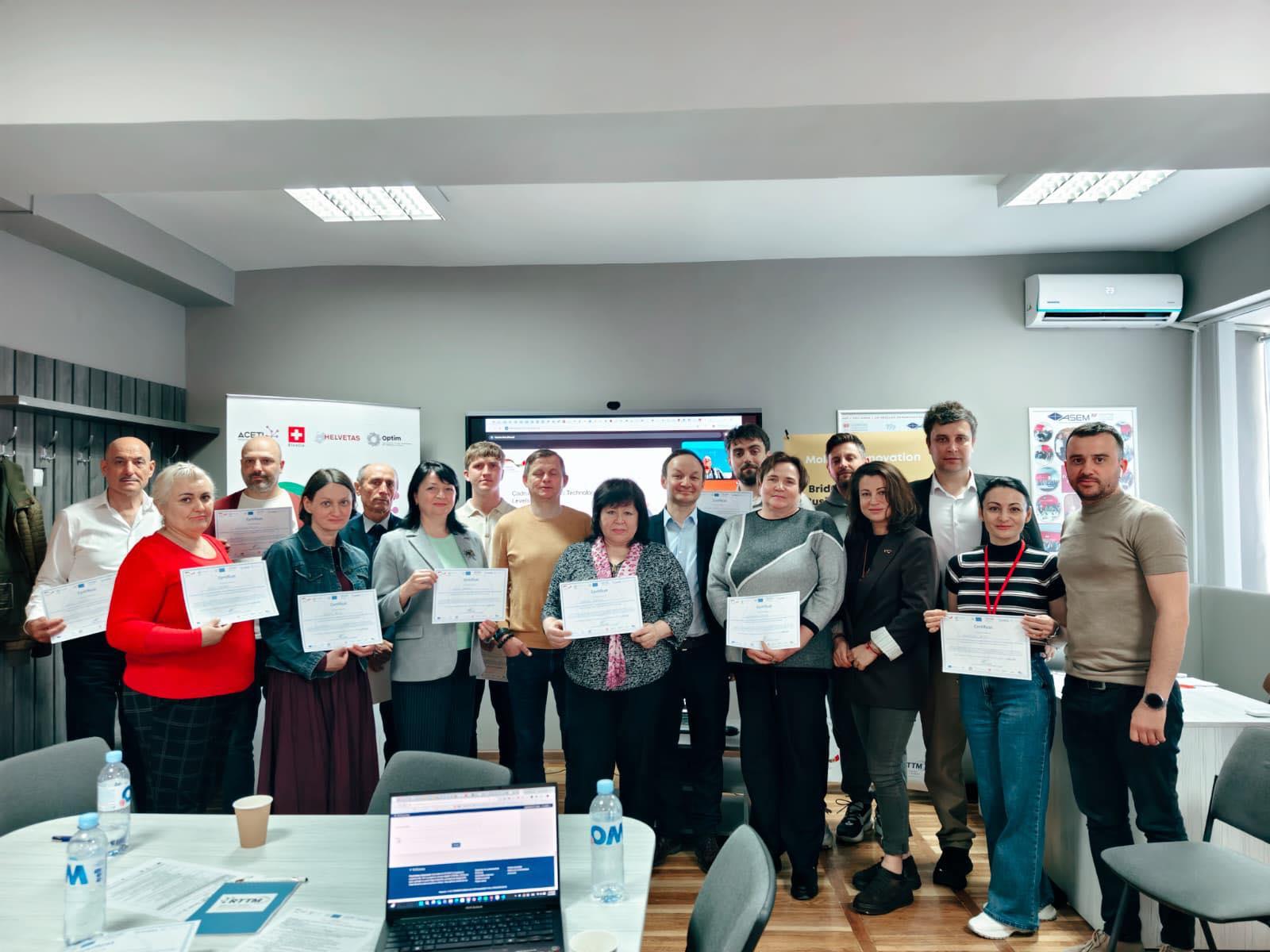 Sesiune de informare și instruire dedicată metodologiei TRL și evaluării maturității tehnologice,